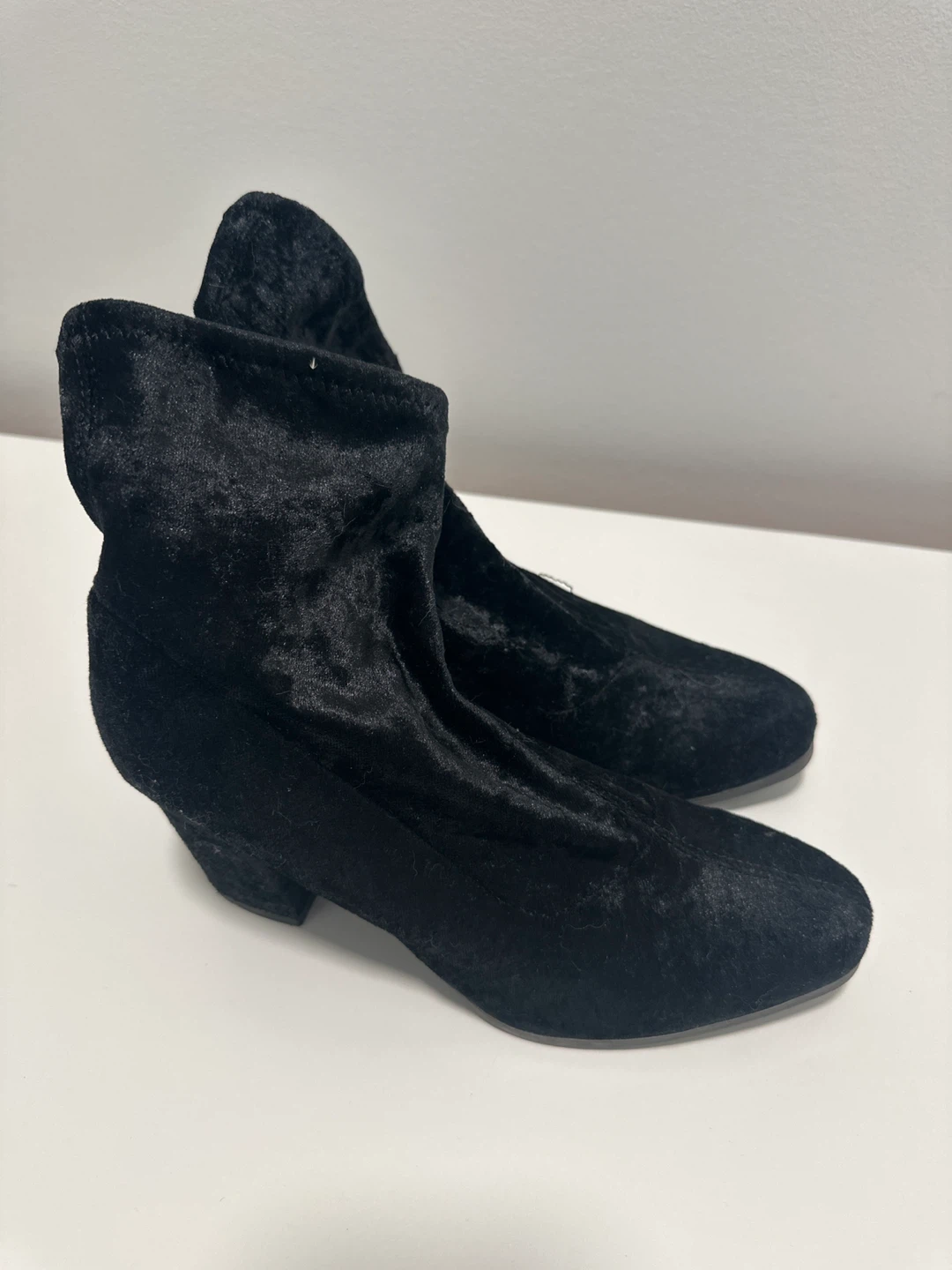 Caprice Premium Black Velvet Boots - photo 2