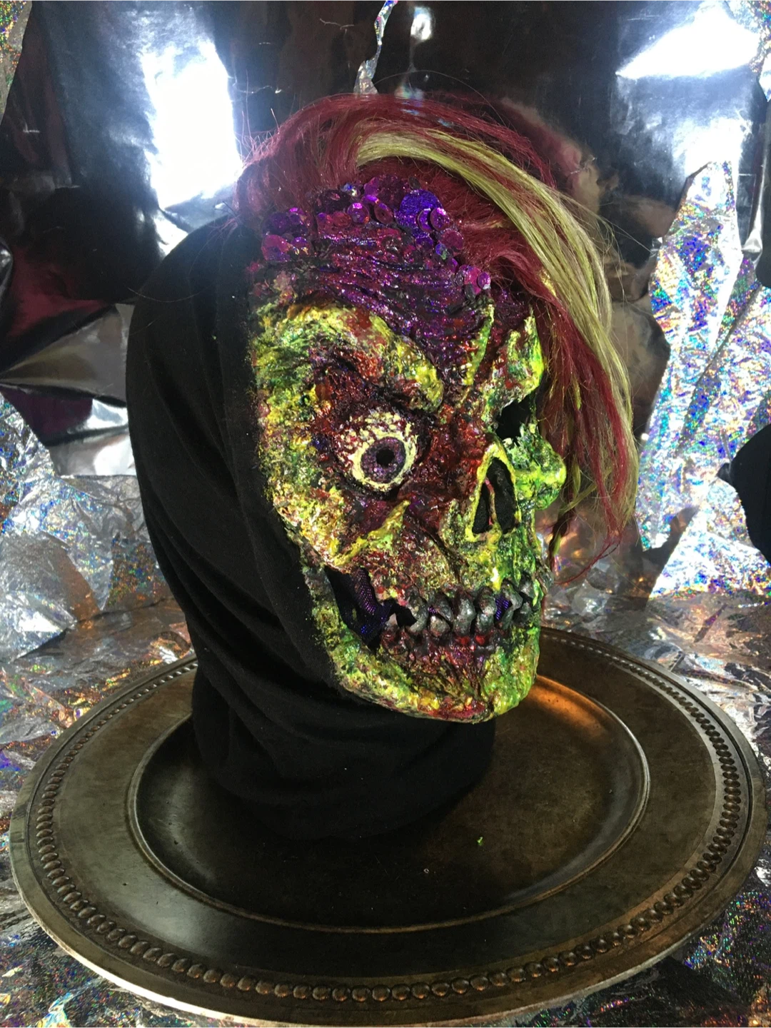 Zombie Skull Halloween Mask - photo 2