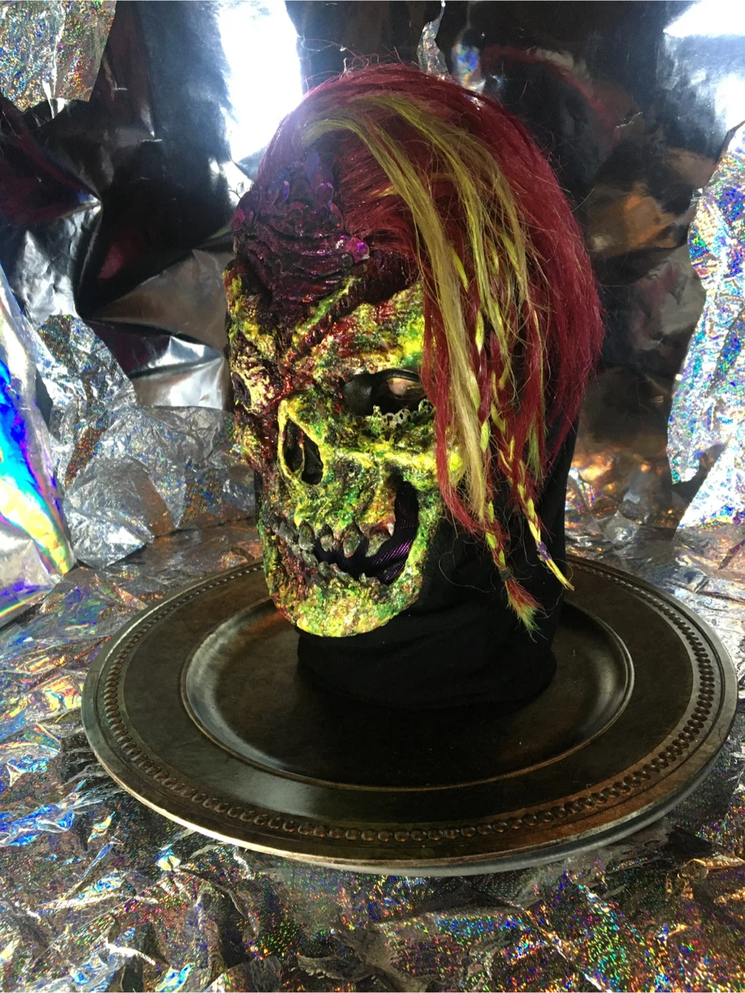 Zombie Skull Halloween Mask - photo 3