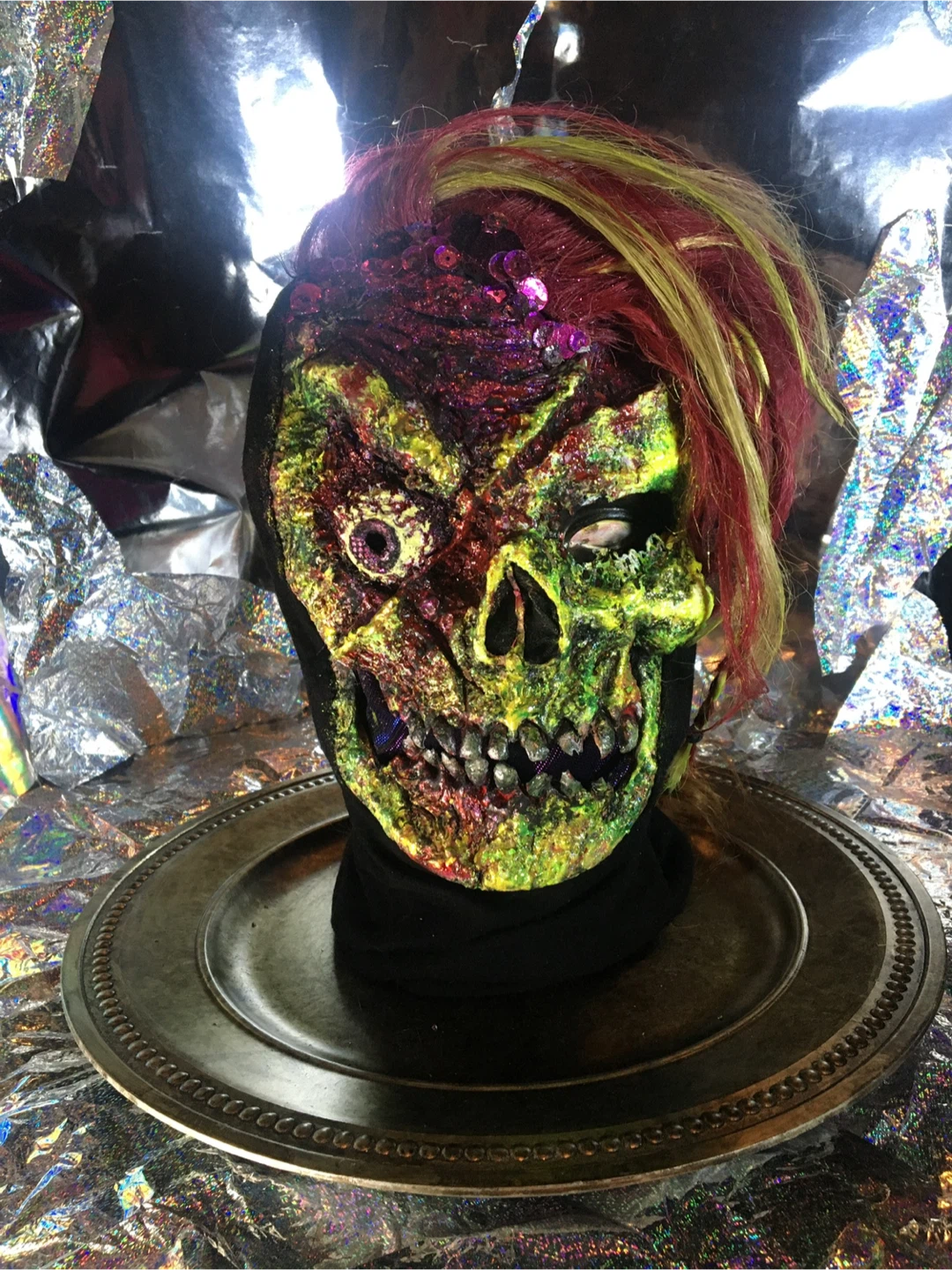 Zombie Skull Halloween Mask - photo 4