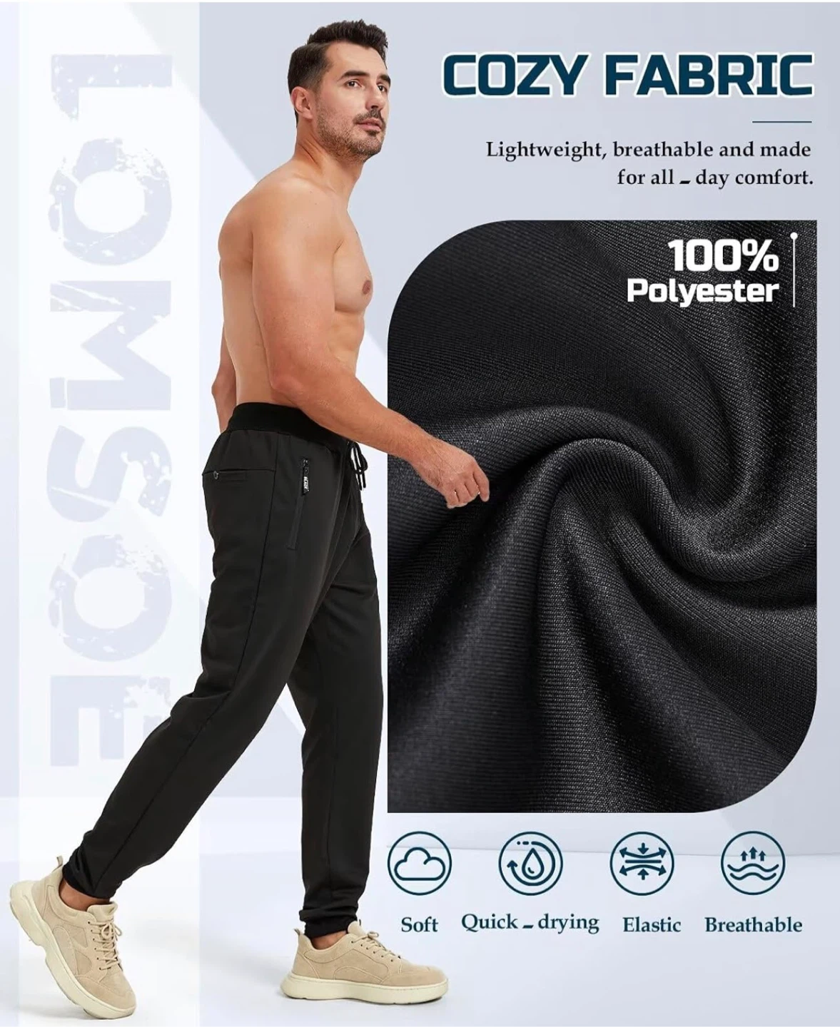 Lomsoe Men's Sweatpants（large） - photo 4
