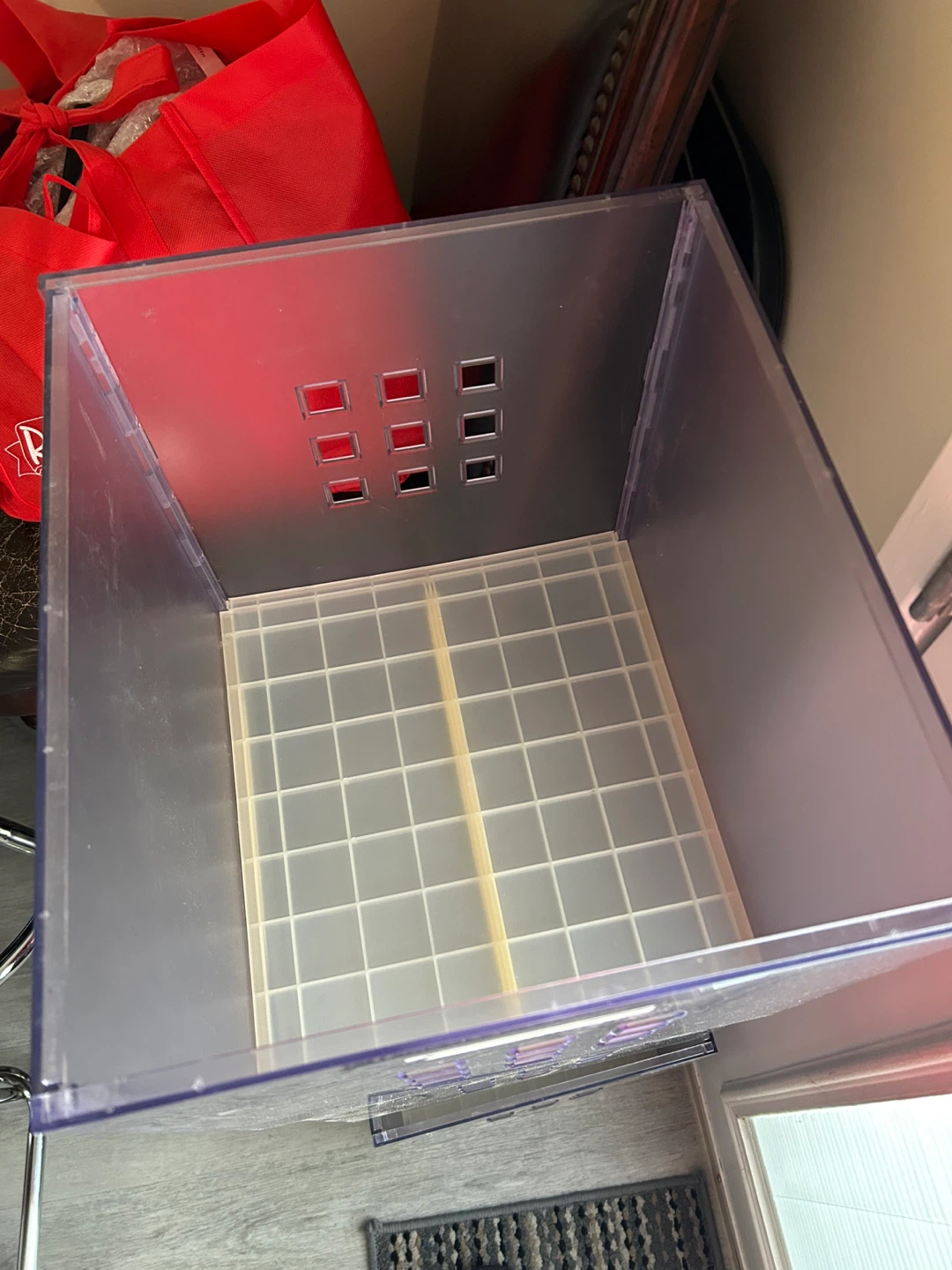 Clear Stackable Storage Bins - Set of 3 - photo 2
