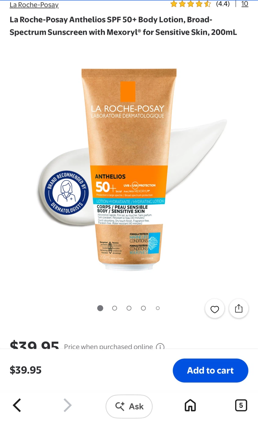 La Roche-Posay Anthelios SPF 50+ Body Lotion 200ml - photo 2