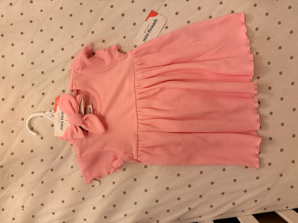 Petit Lem Mini Threads Pink Set 12M