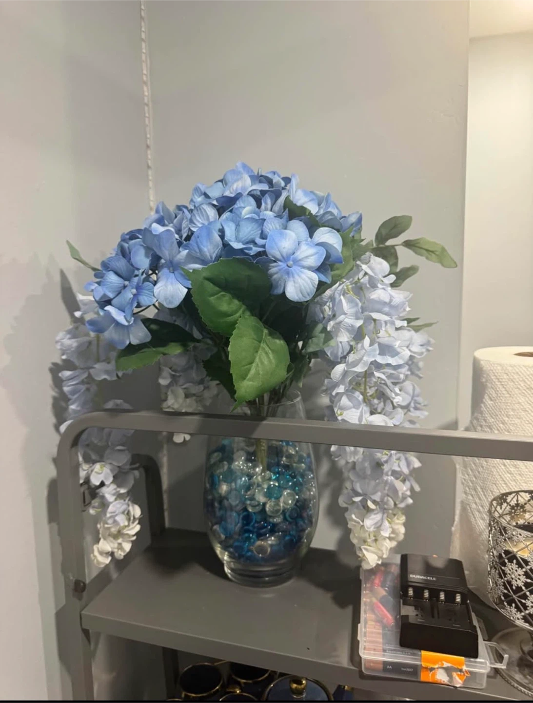 Artificial Hydrangea and Wisteria Arrangement - photo 2