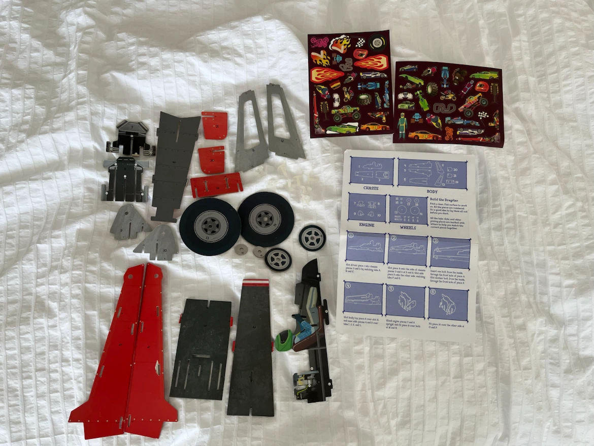 Junior Builder Racing Machines Book and Model Kit - photo 5