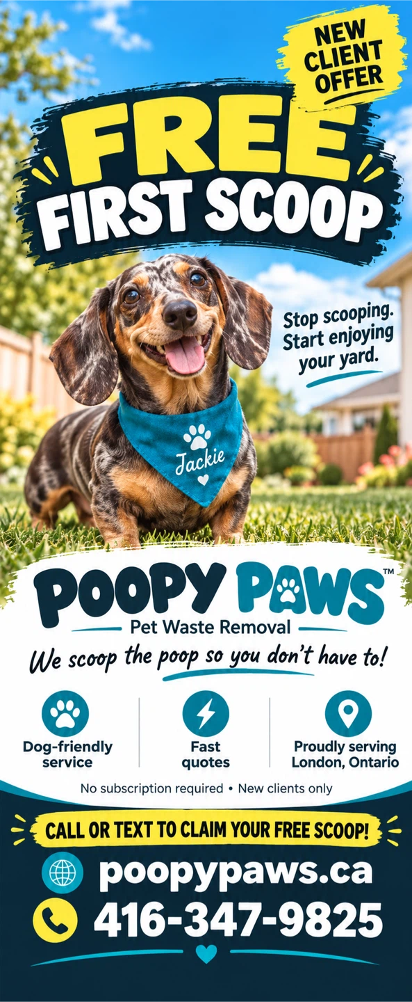 🐾 Dog Poop Removal in London – First Scoop FREE! - photo 2