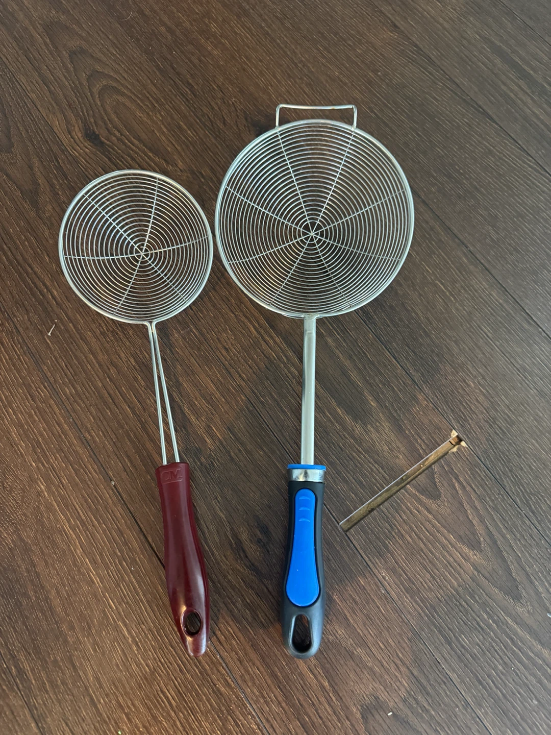 Set of 2 Stainless Steel Mesh Skimmers