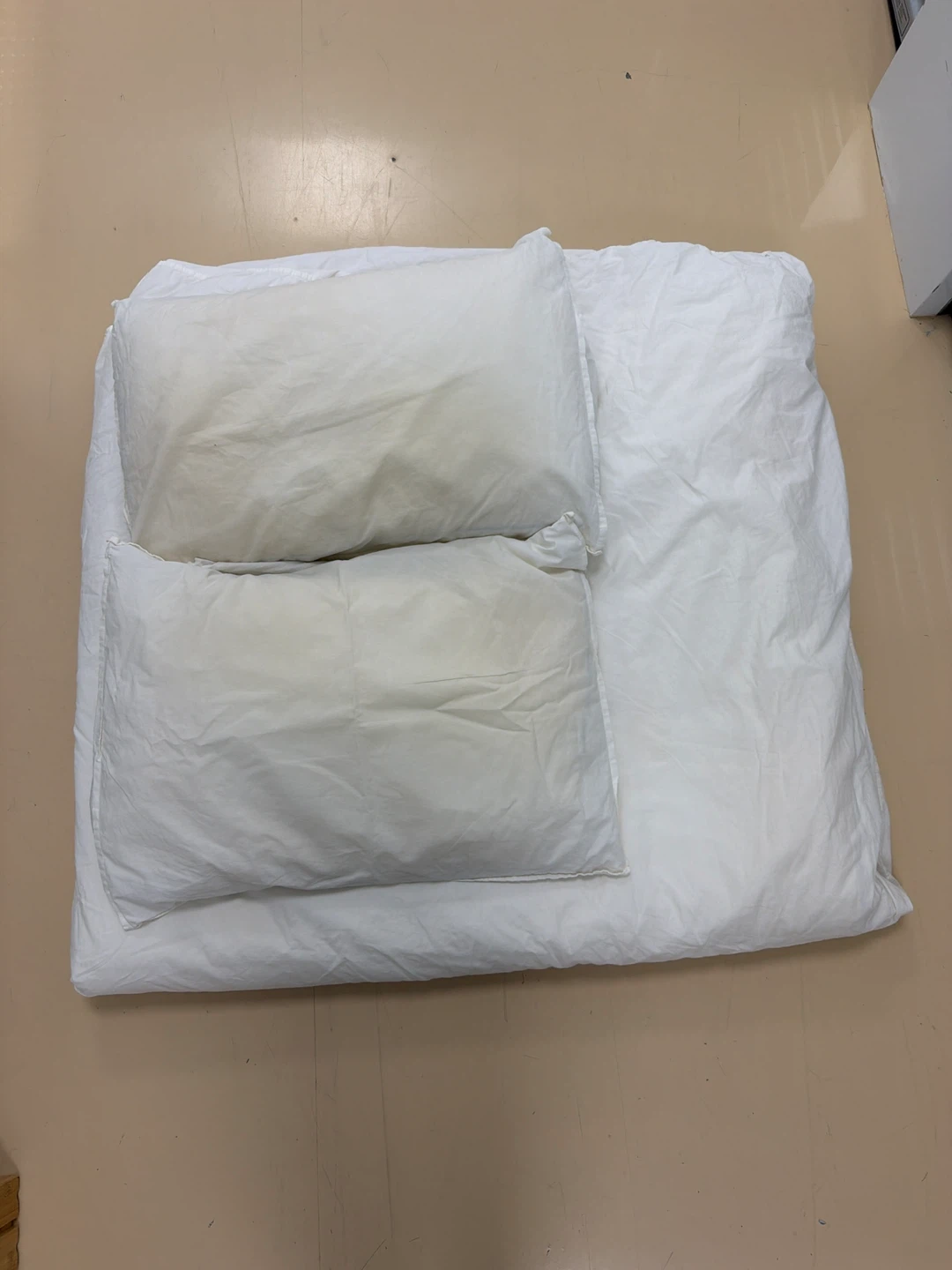 White Duvet and Two Pillows