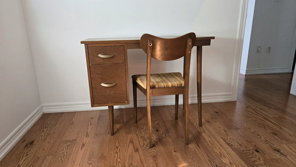 Vintage desk and chair