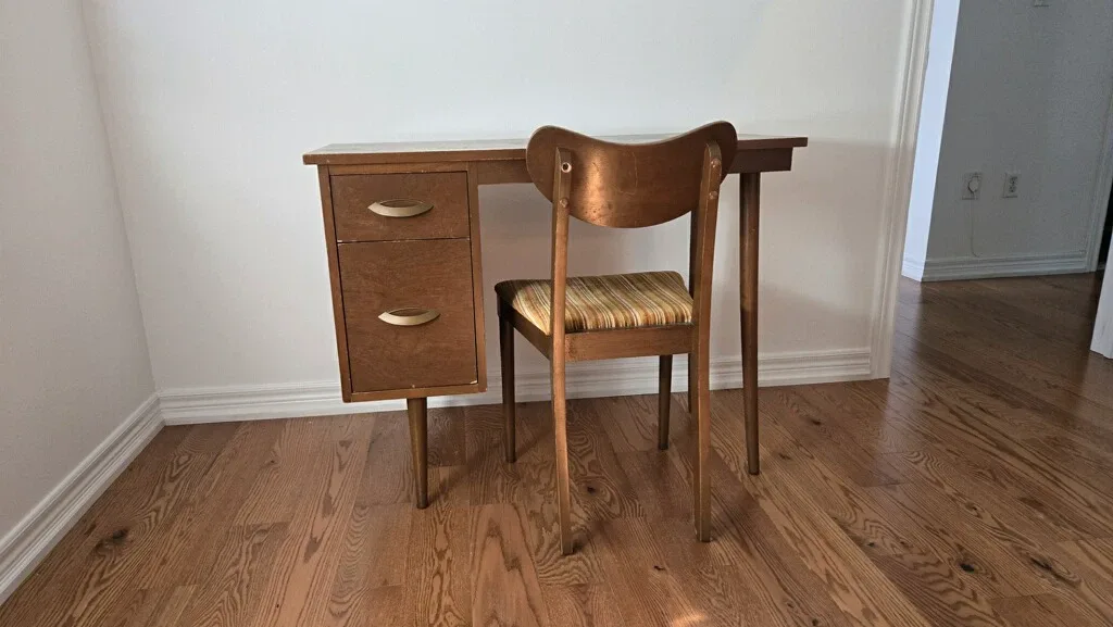 Vintage desk and chair