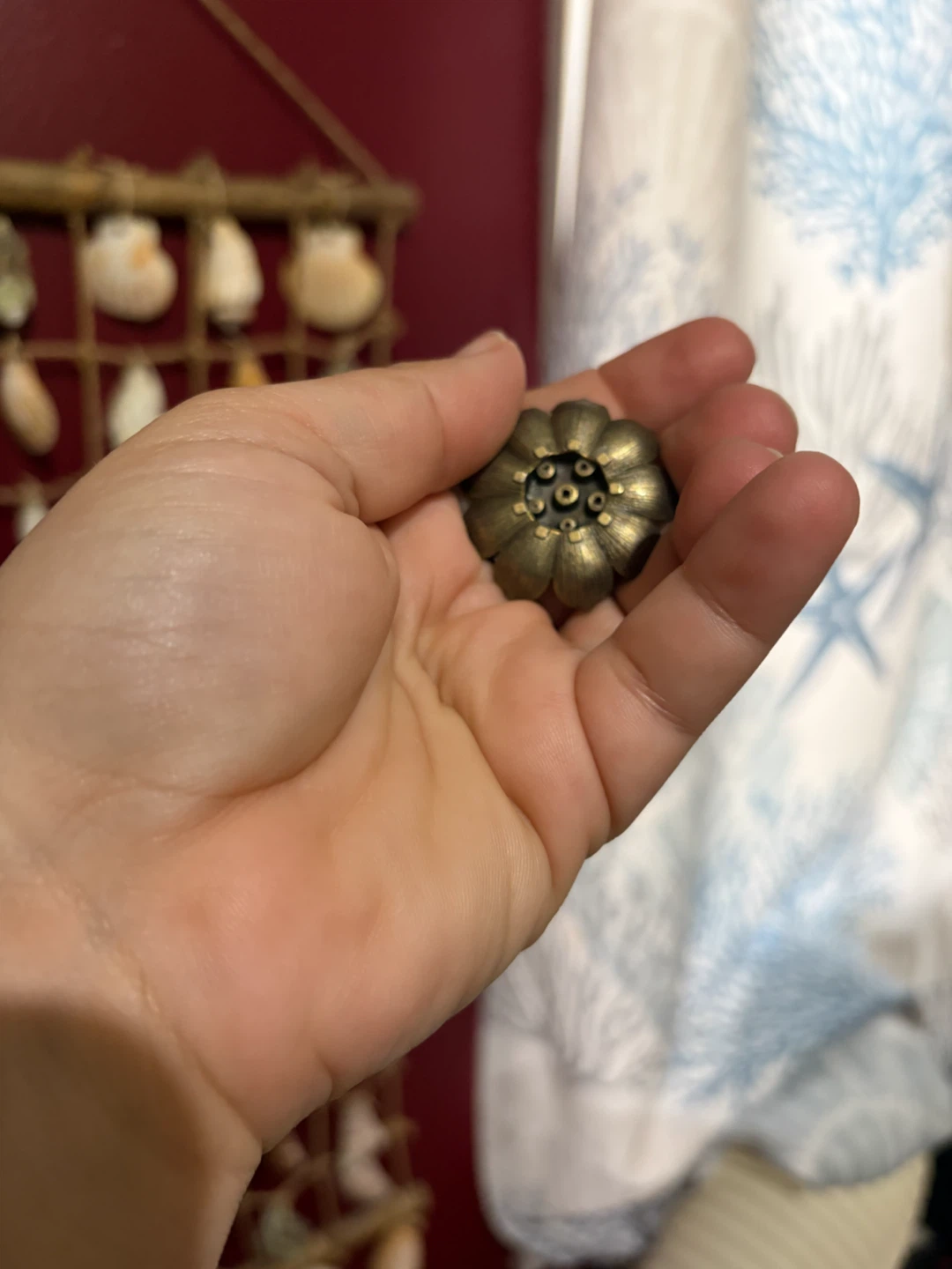 Bronze Flower Incense Burner - photo 4