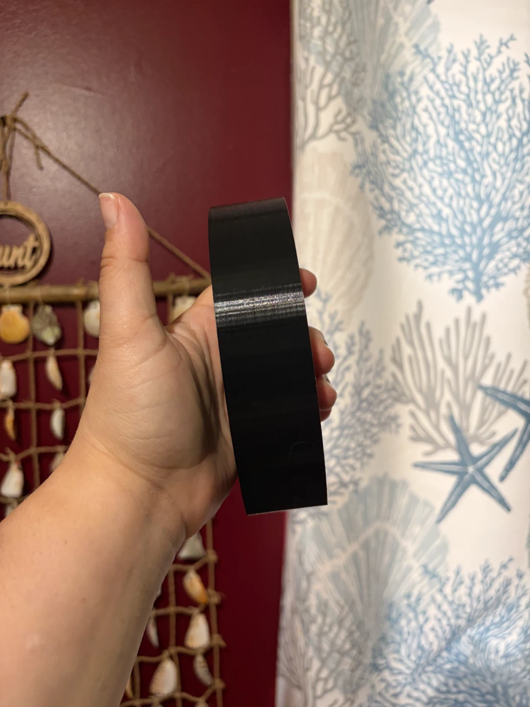 3D Printed Black Crescent Moon Shelf - photo 4