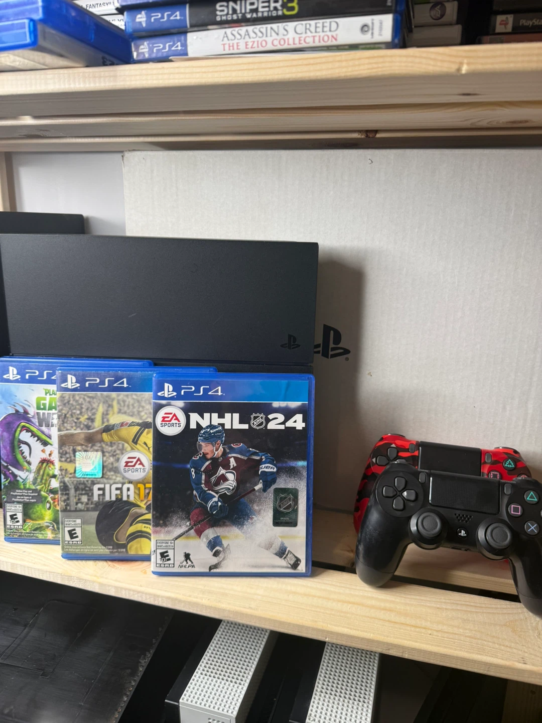 PlayStation 4 with games