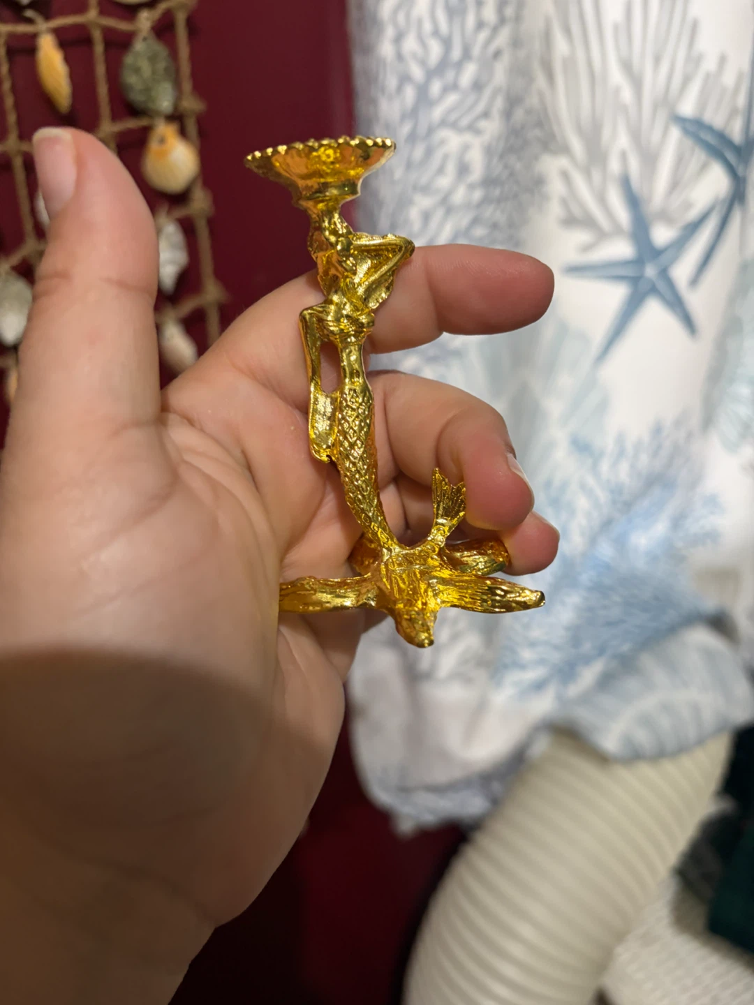 Gold Mermaid sphere holder - photo 3