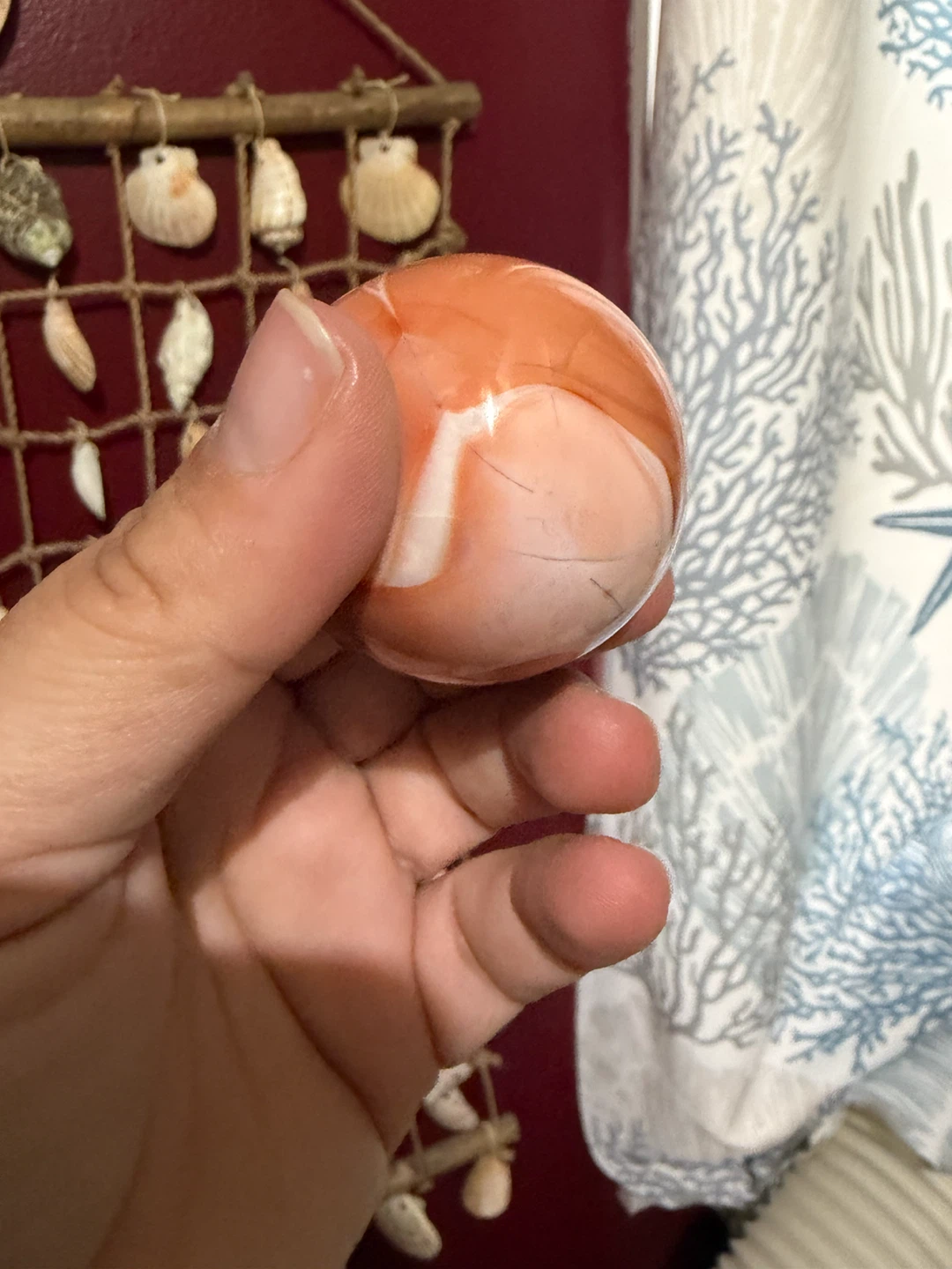 Polished Carnelian Crystal Sphere - photo 3