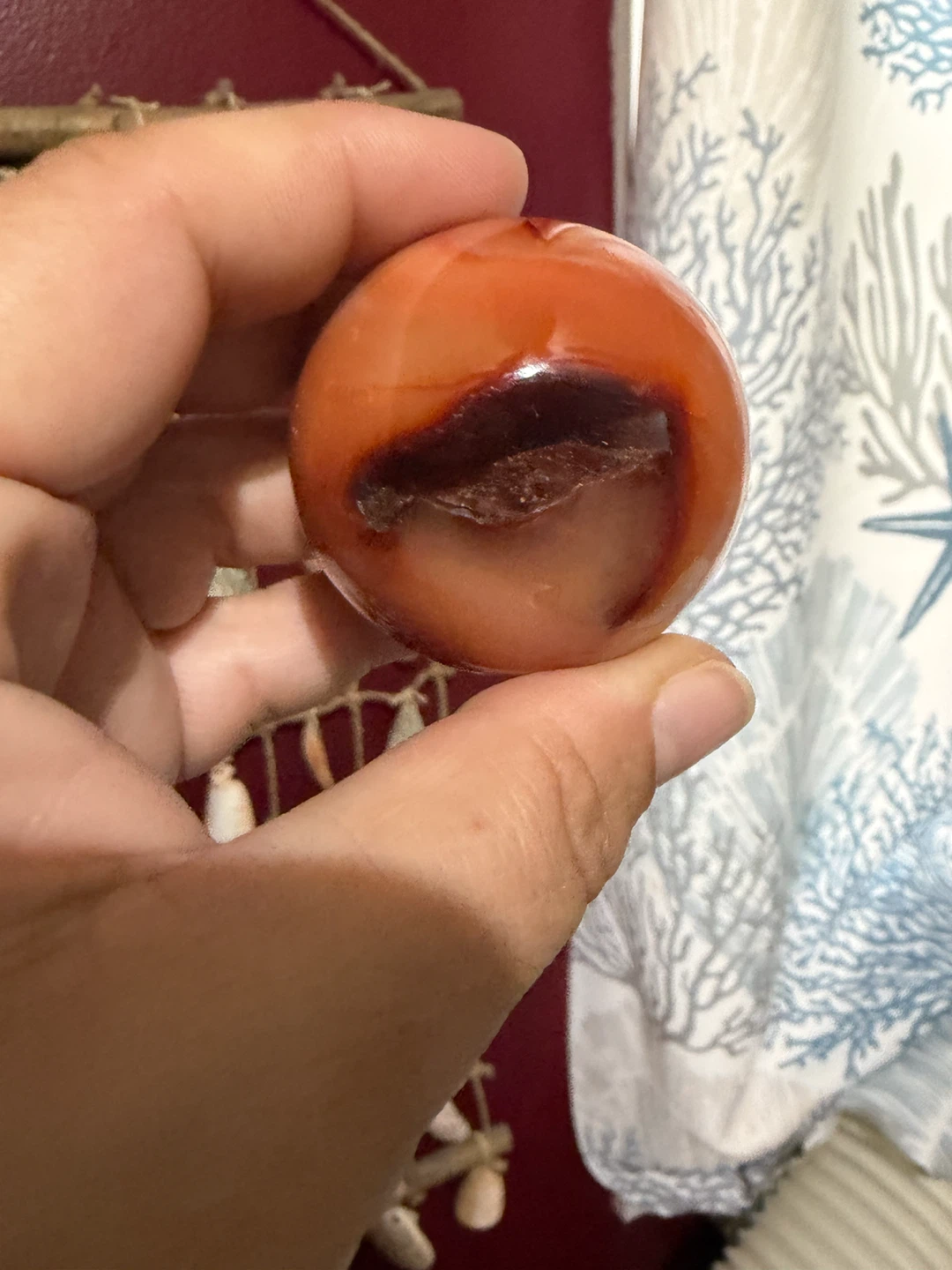 Polished Carnelian Crystal Sphere - photo 4