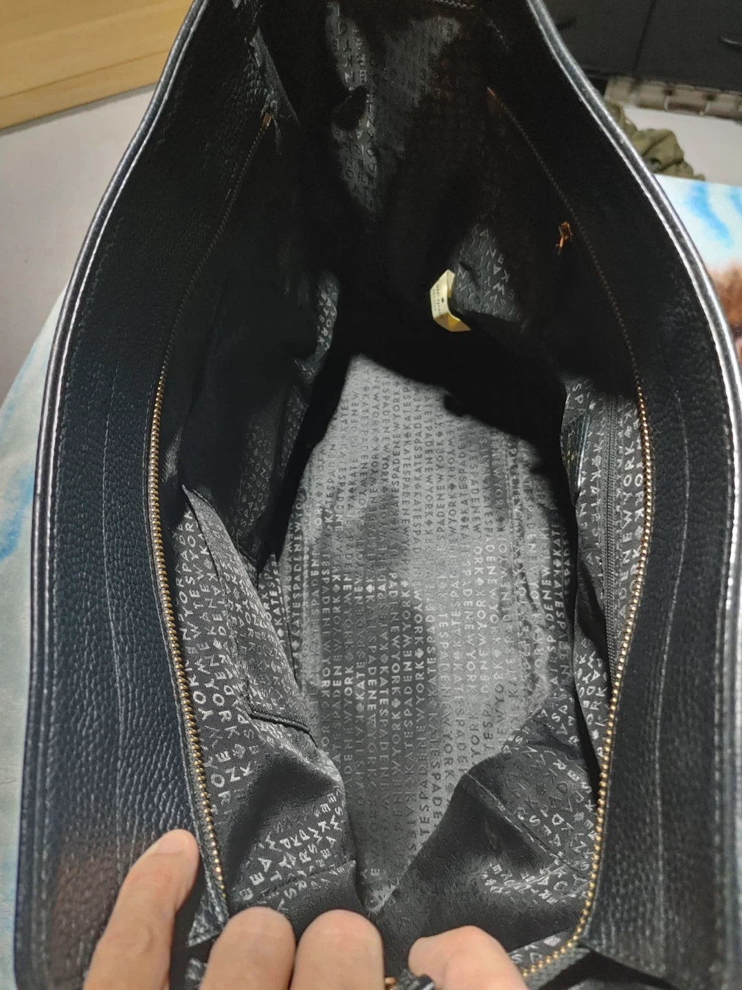 Kate Spade Black Leather Tote Bag - photo 3