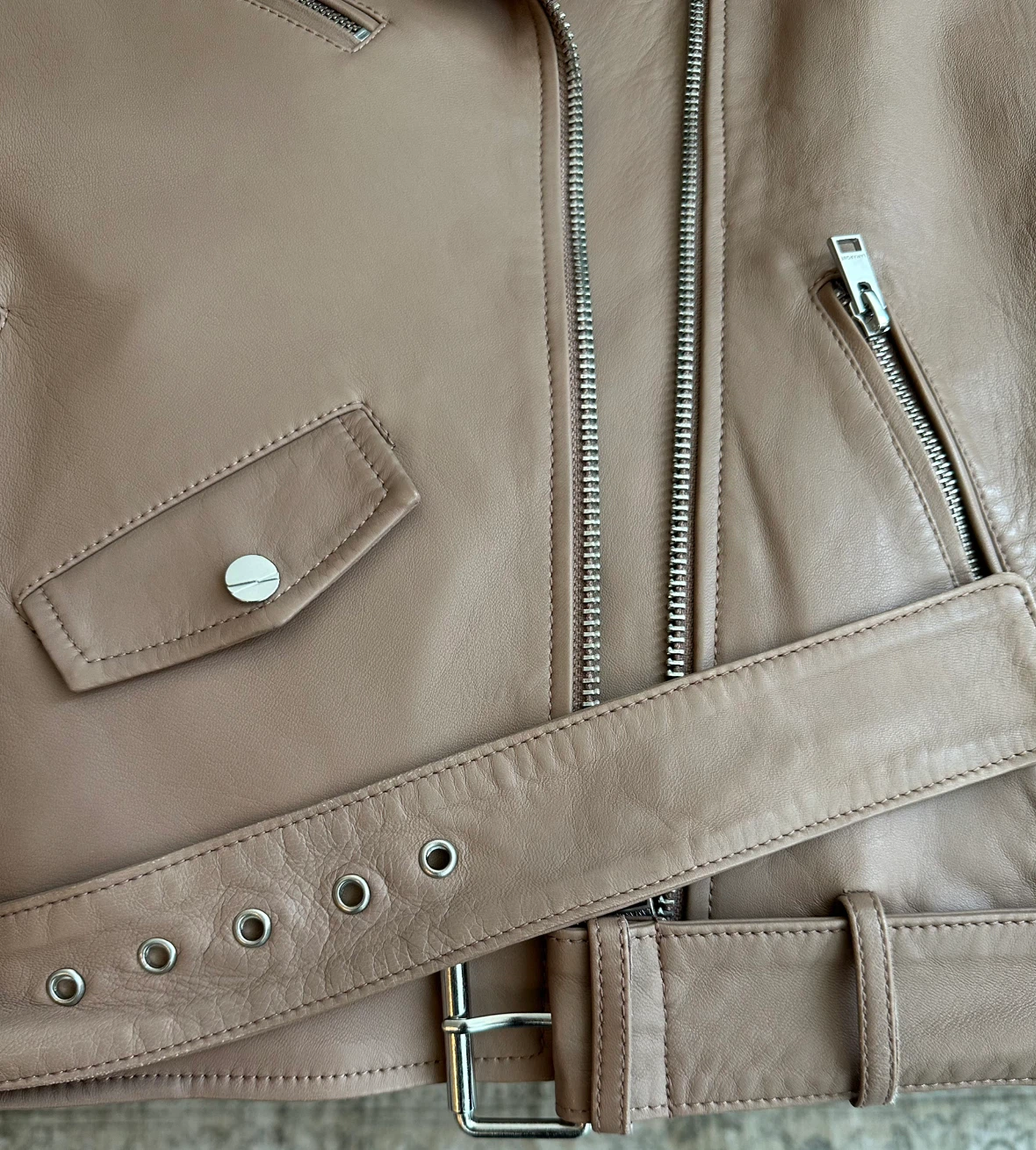 LAMARQUE Leather Biker Jacket XS - photo 5