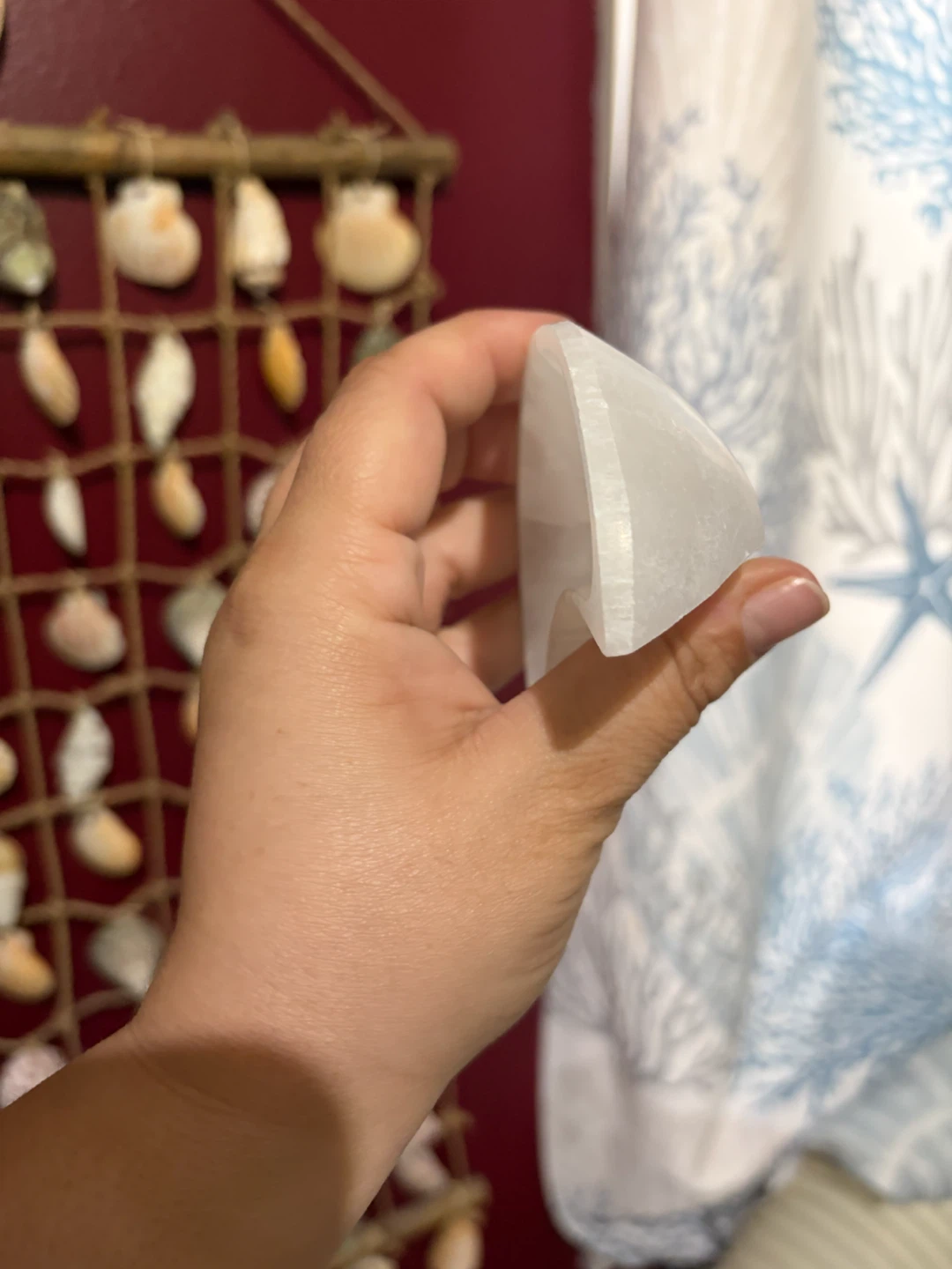 Selenite Moon Crystal Bowl - photo 3