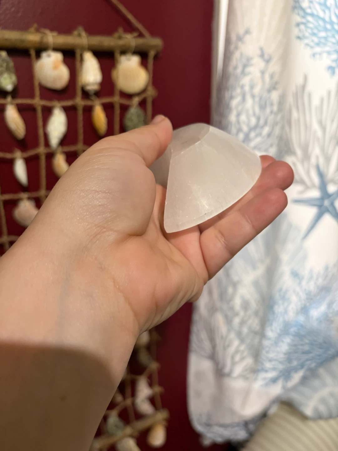 Selenite Moon Crystal Bowl - photo 4