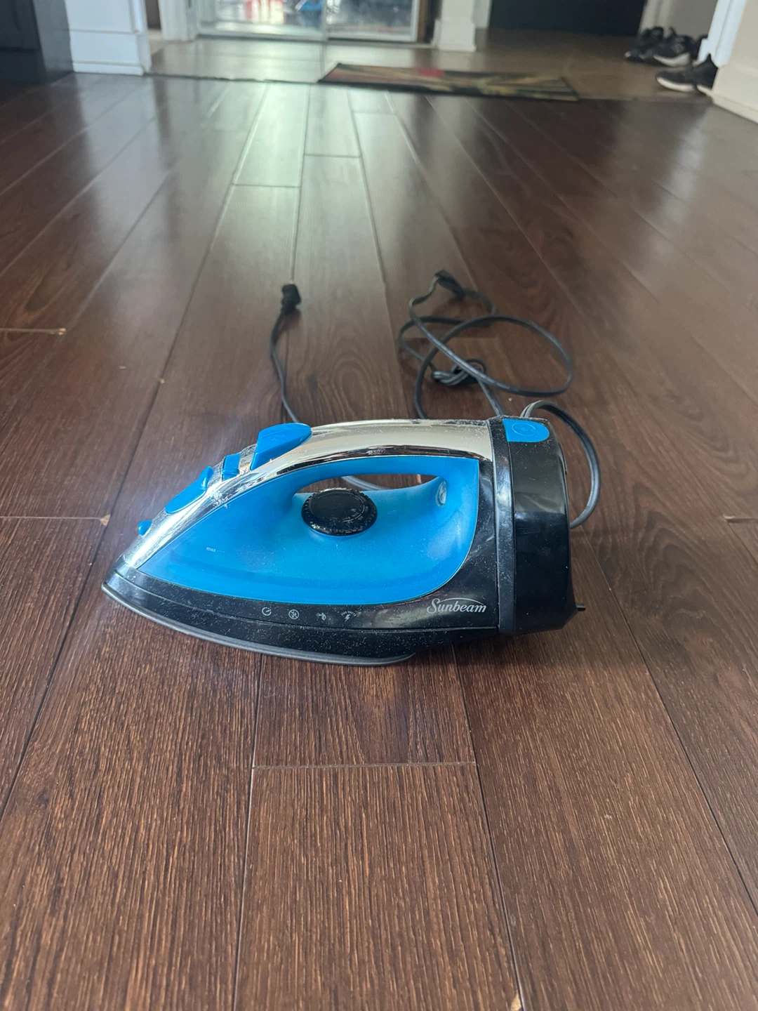 Sunbeam Steam Iron Blue and Black