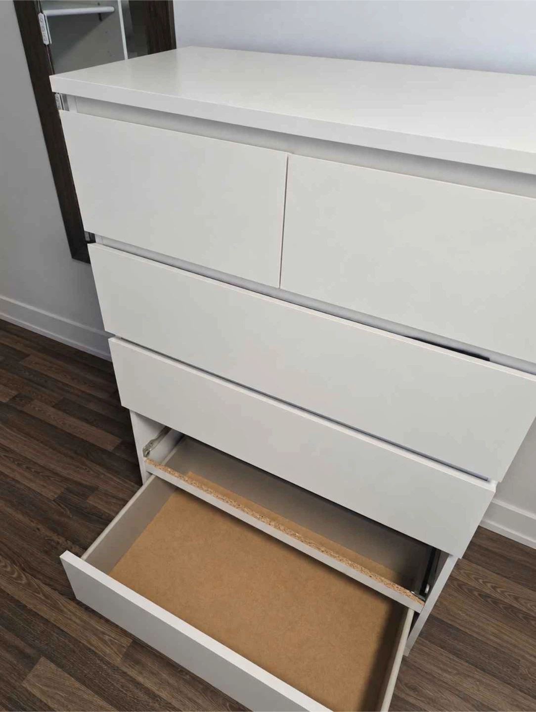 IKEA MALM White 6-Drawer Dresser - photo 3