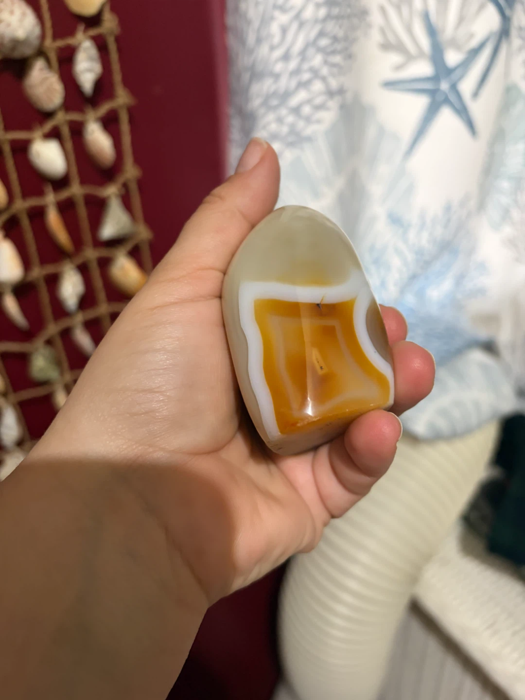 Polished Banded Agate Crystal Specimen - photo 3