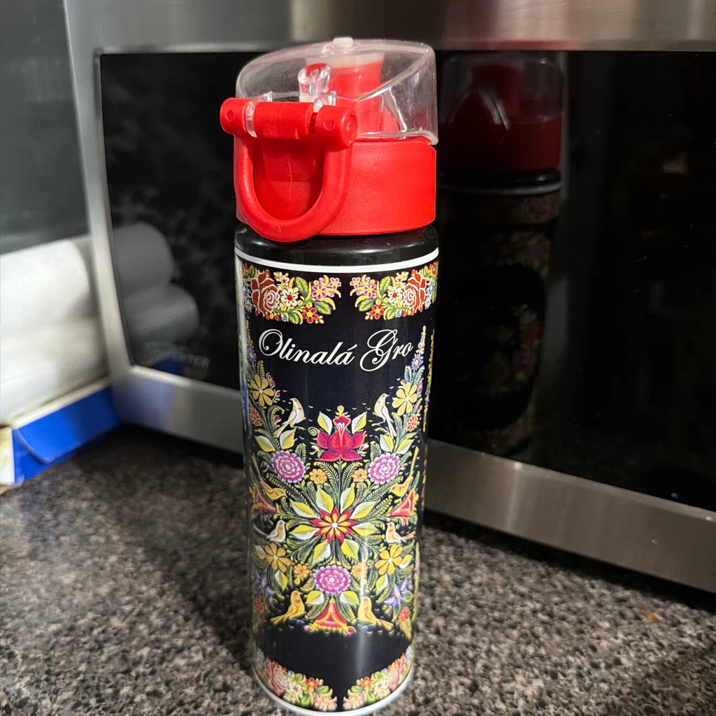 Olinálá Gro Floral Pattern Water Bottle