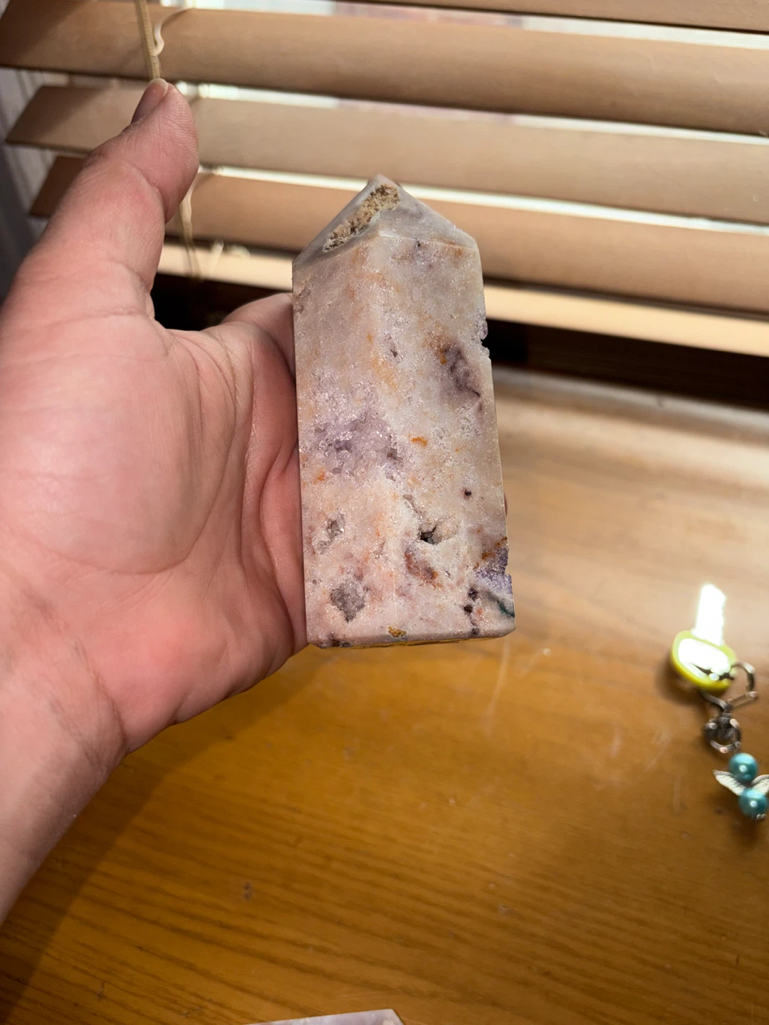 Pink Amethyst Crystal Tower - photo 3