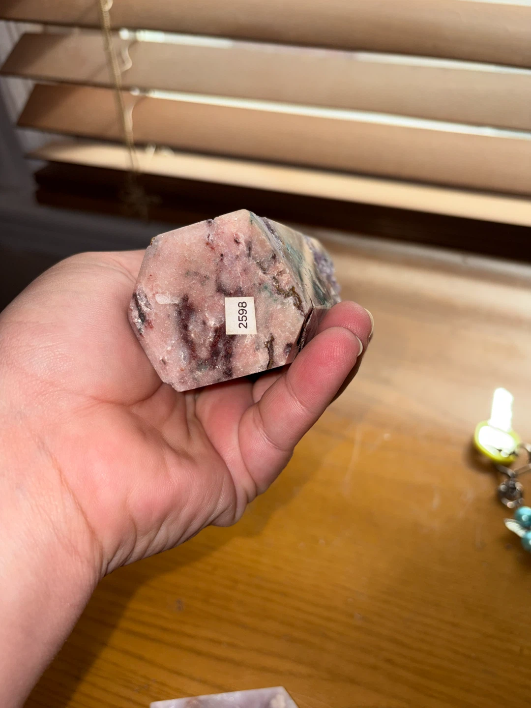Pink Amethyst Crystal Tower - photo 4