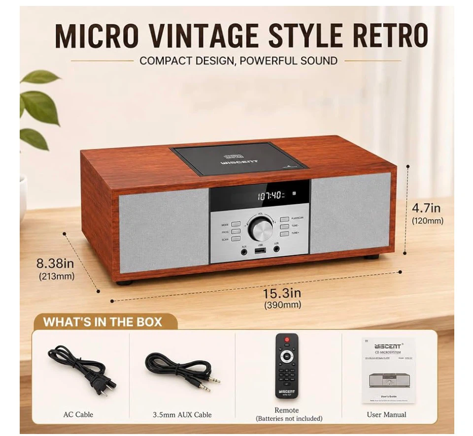 Bluetooth Stereo System for Home - photo 3