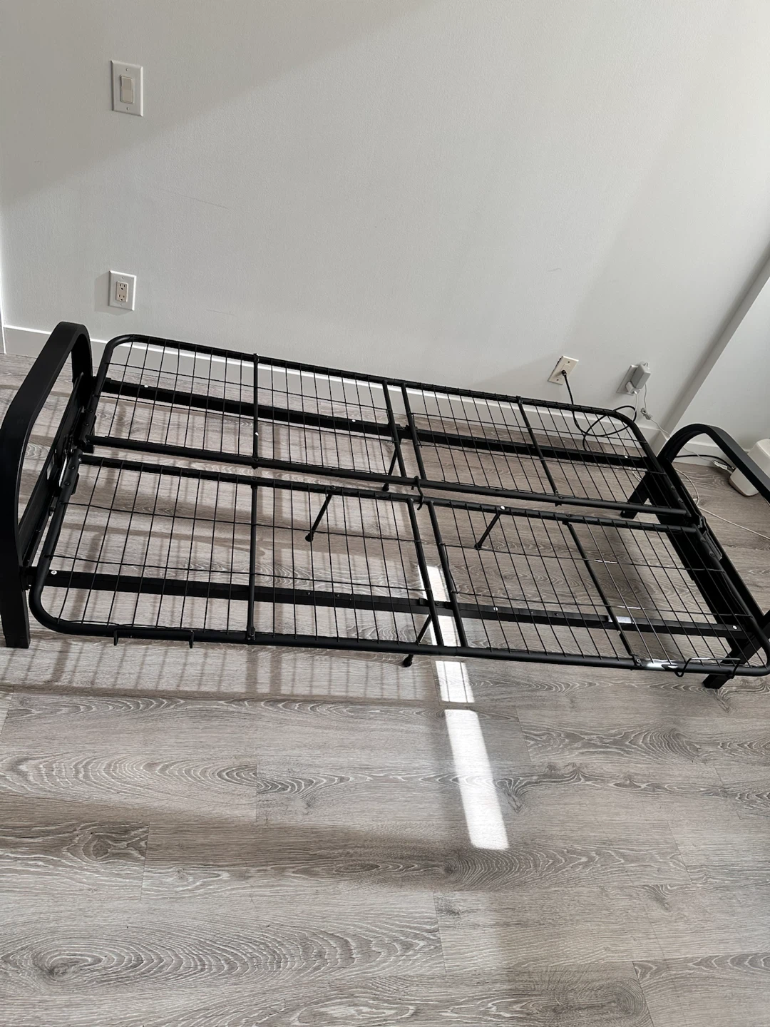 Metal Futon sofa come bed frame (without mattress) - photo 2
