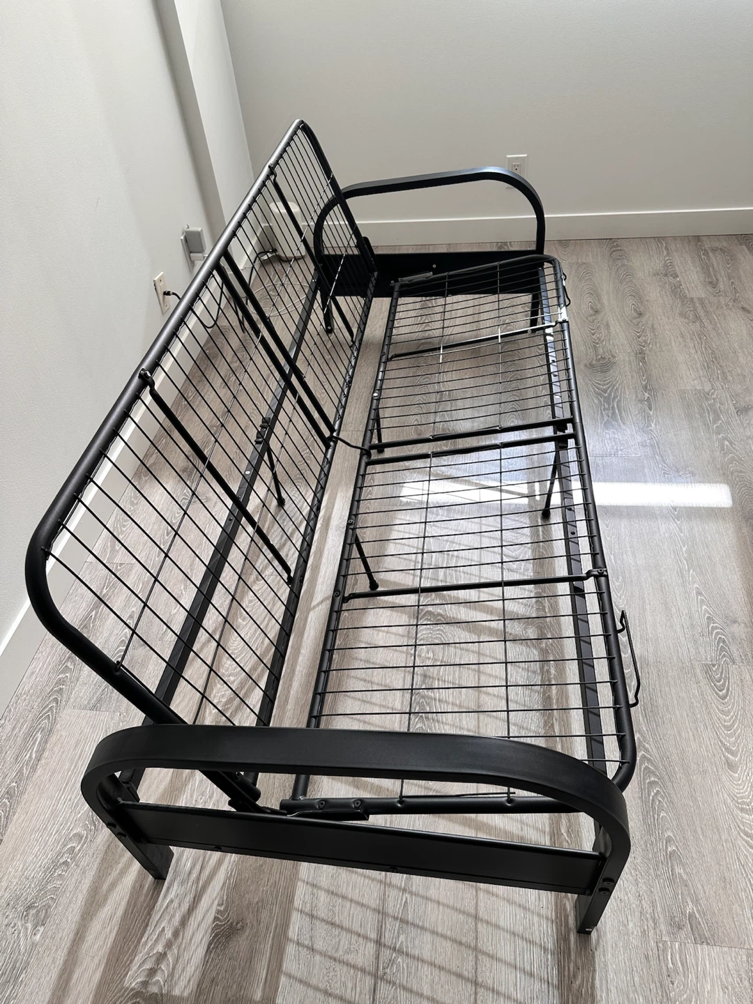 Metal Futon sofa come bed frame (without mattress) - photo 4