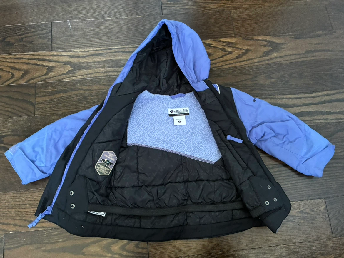 Columbia Toddler Winter Jacket - Blue/Black - 3T