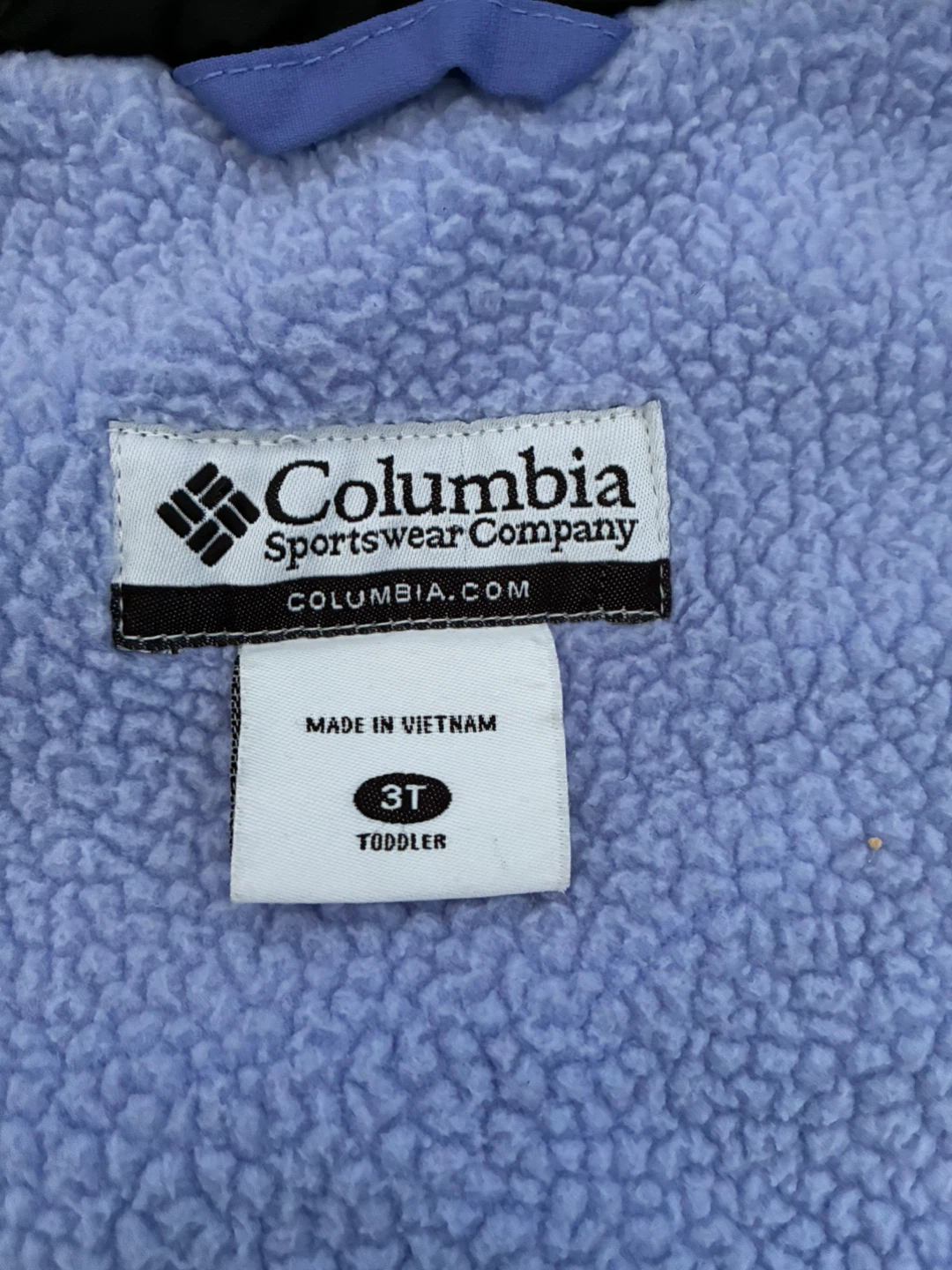 Columbia Toddler Winter Jacket - Blue/Black - 3T - photo 2