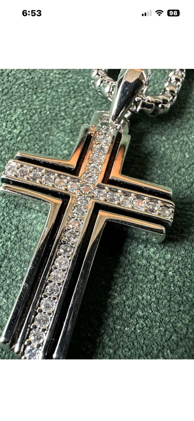 925 Sterling Silver Cross Necklace
