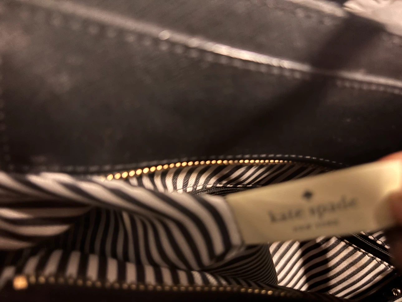 Kate Spade Black Saffiano Leather Tote - photo 5