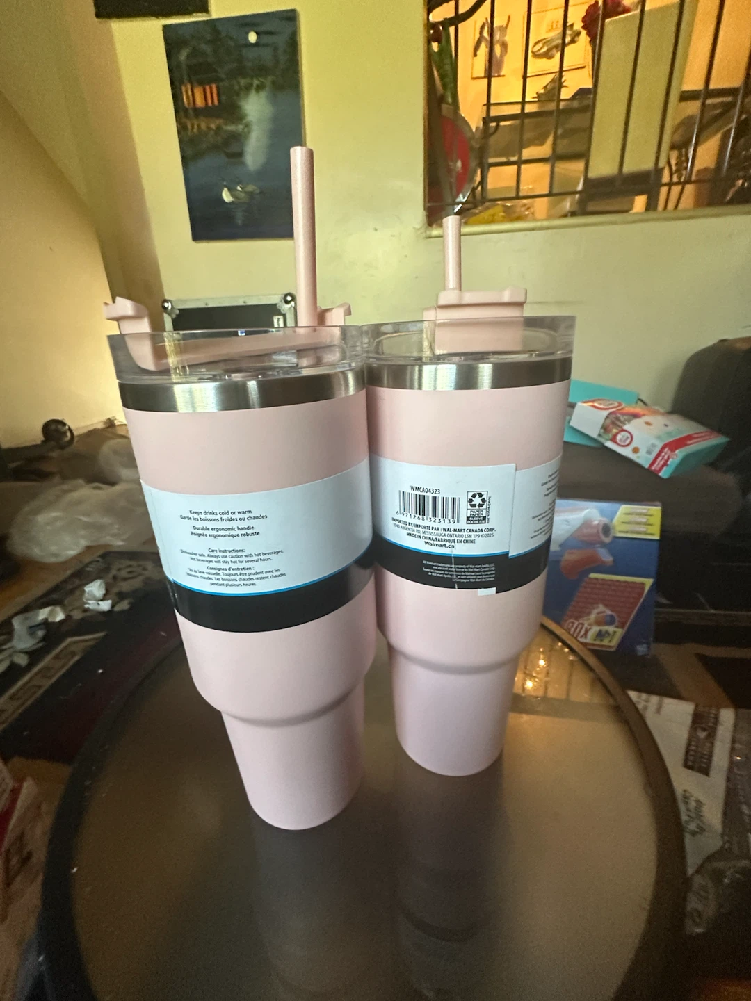 Two Pink Insulated Tumblers - photo 2