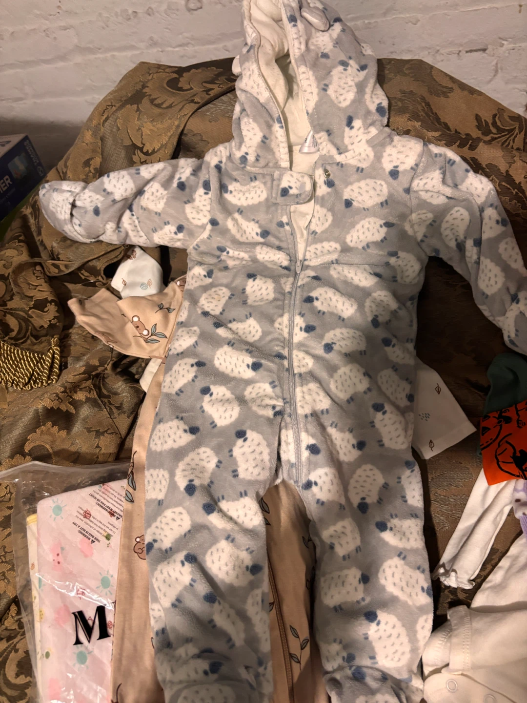 Lot of 3 Just One You Carter's Baby Sleepers, 9M