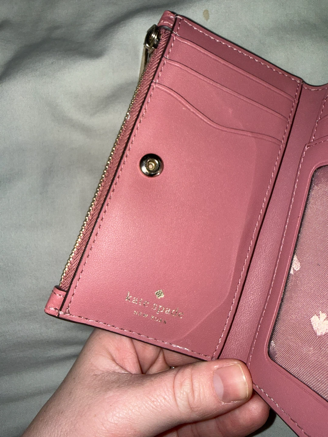 Kate Spade Pink Card Holder Wallet - photo 3