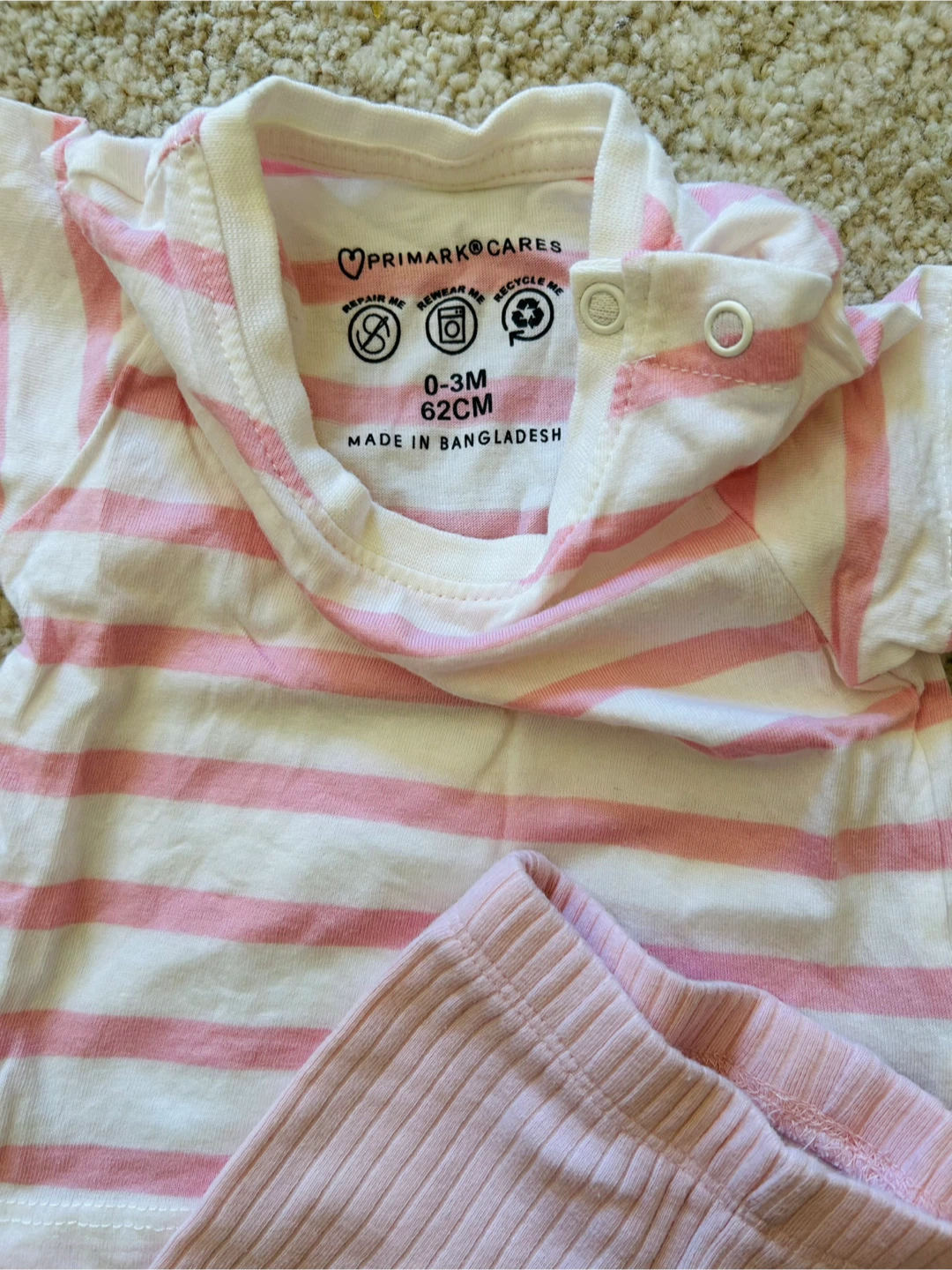 Primark Cares Striped Baby Outfit - photo 2