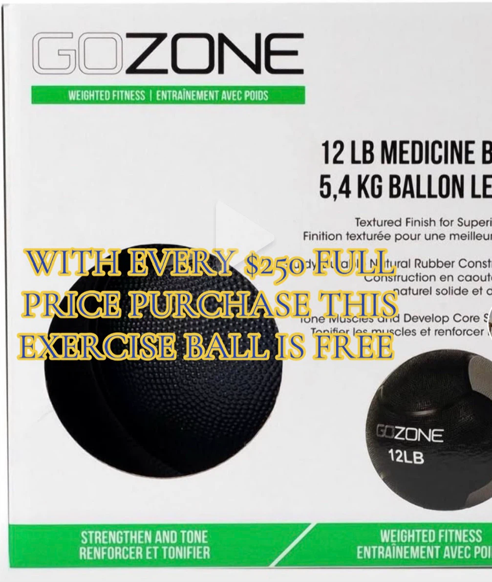GoZone 12 lb Medicine Ball (FREE WITH A PURCHASE OF $250 - photo 2