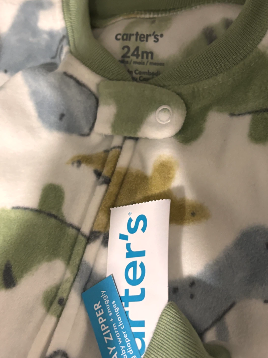 Carter's Baby Footie Pajamas 24m both $10 - photo 2