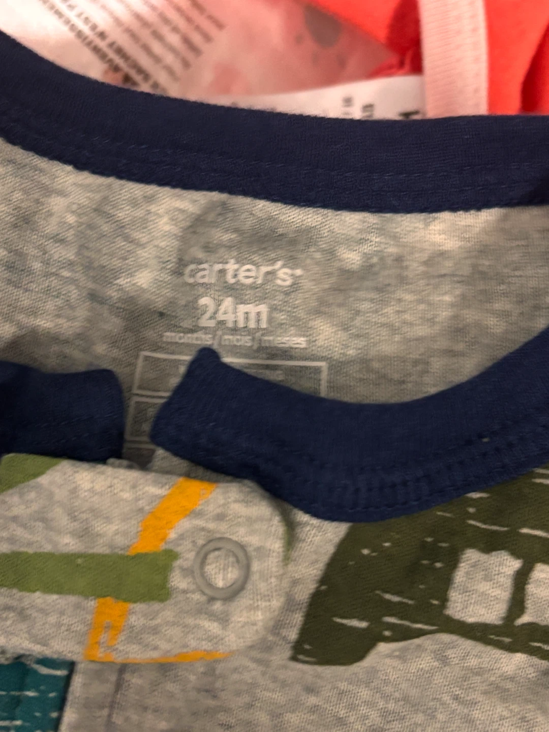 Carter's Baby Footie Pajamas 24m both $10 - photo 5