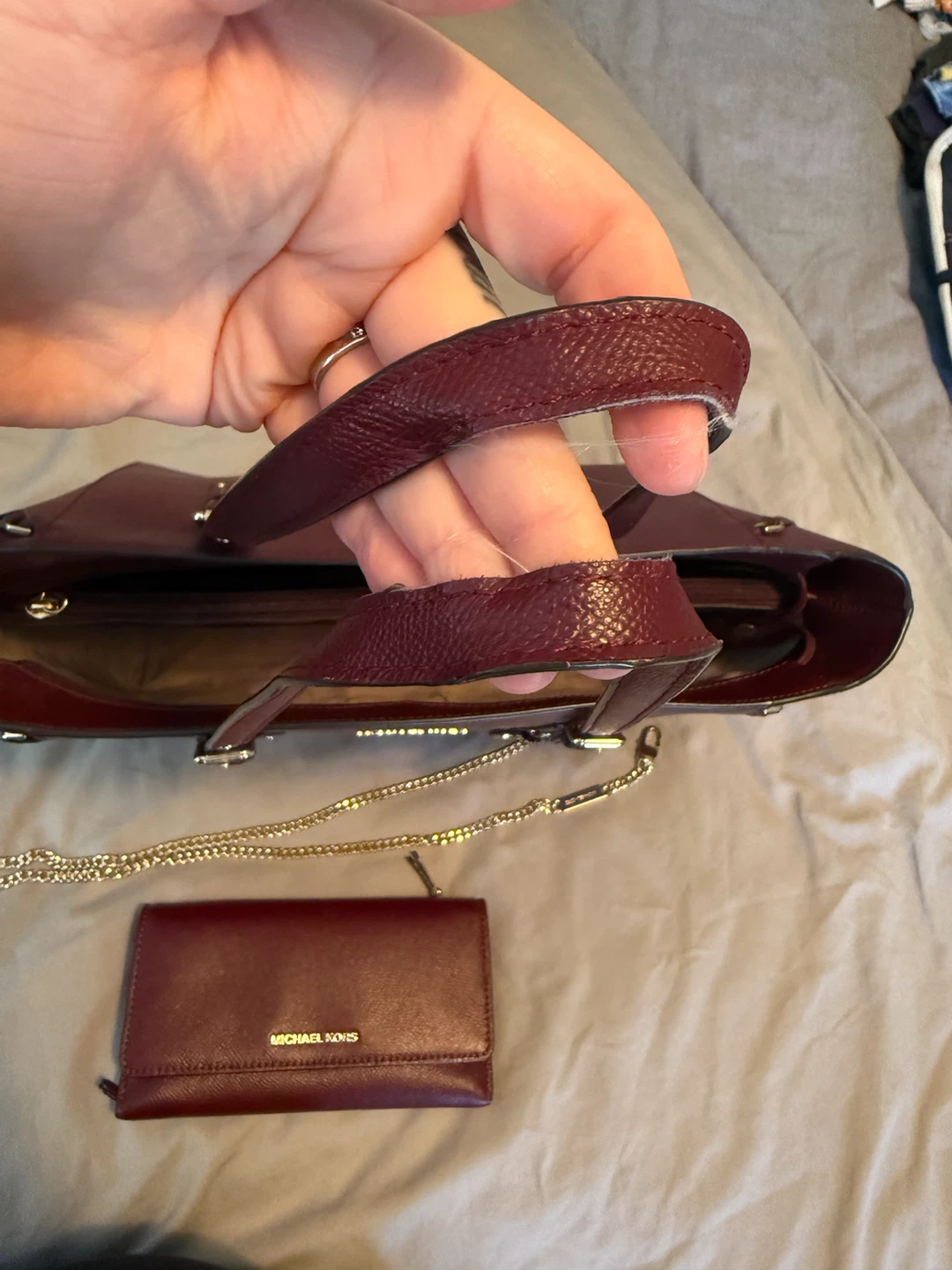 Michael Kors Handbag and Matching Wallet Set - photo 4