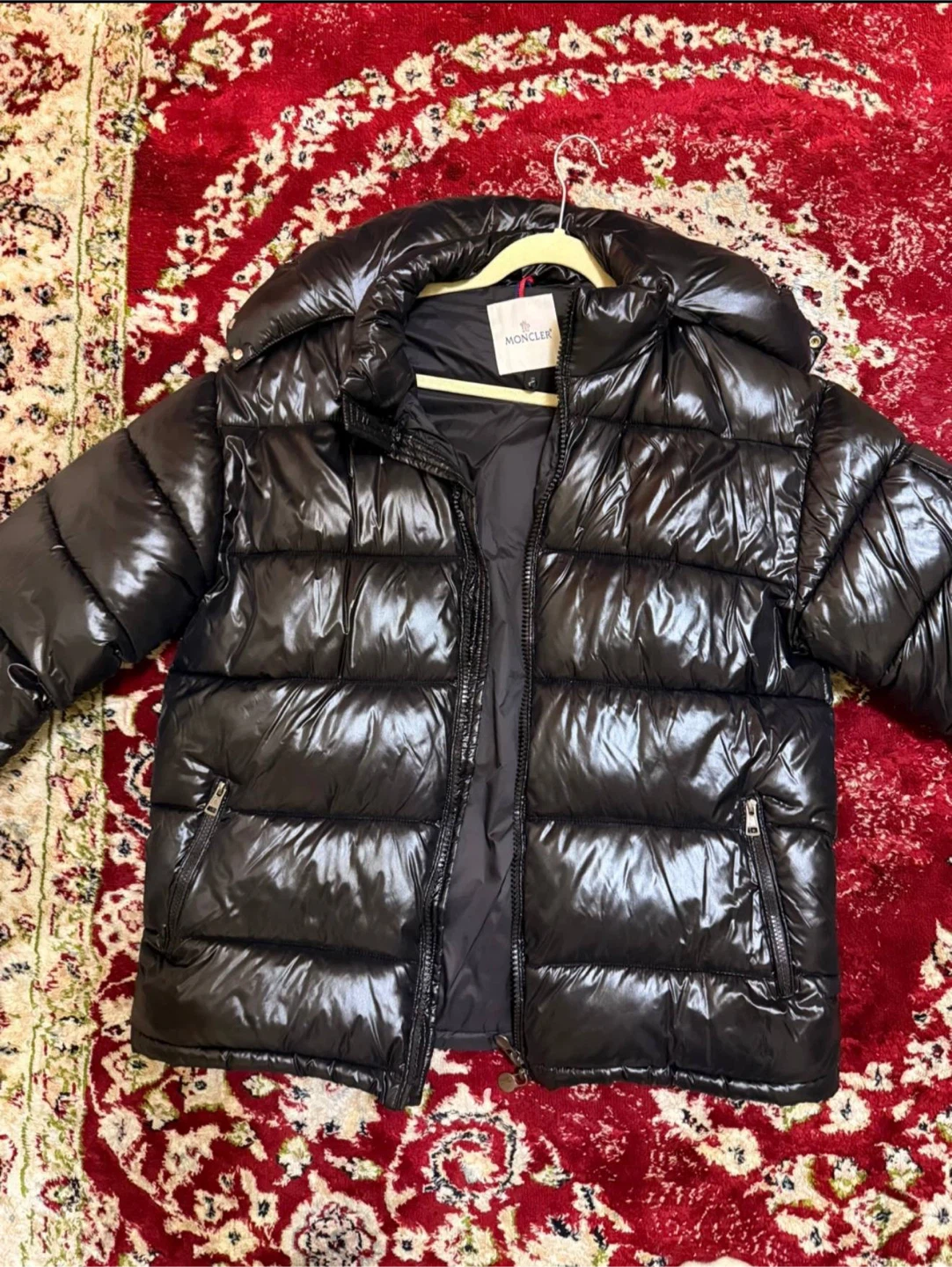 Moncler Black Puffer Jacket
