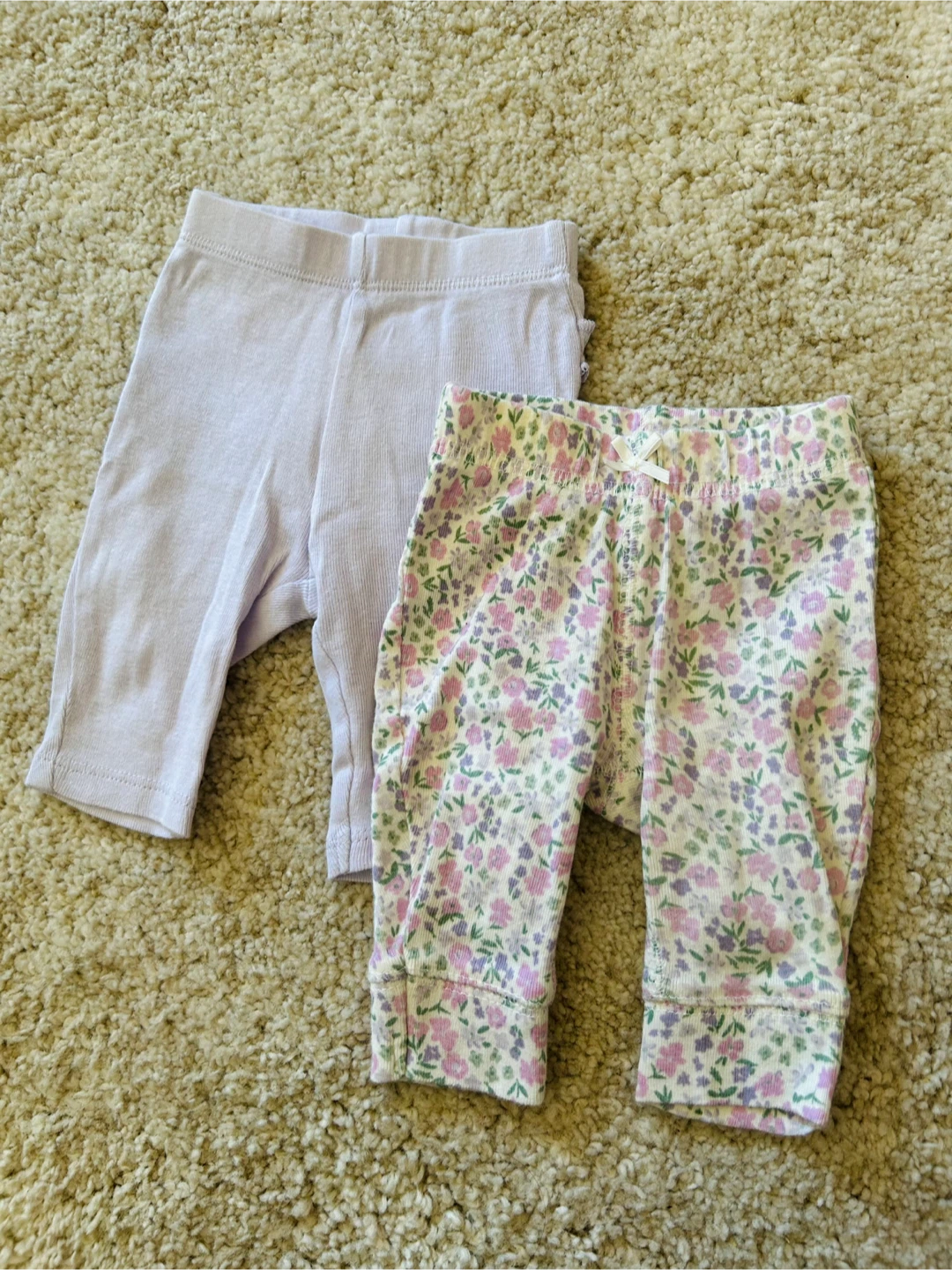 Baby Girl Leggings Set - 2 Pairs