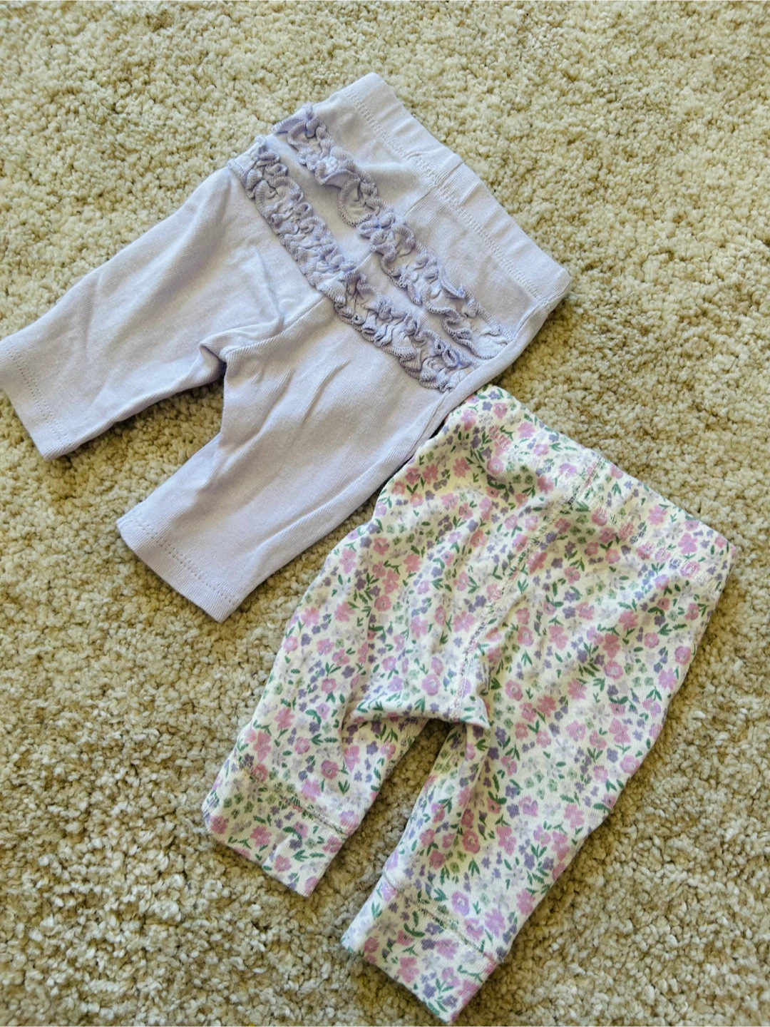 Baby Girl Leggings Set - 2 Pairs - photo 2