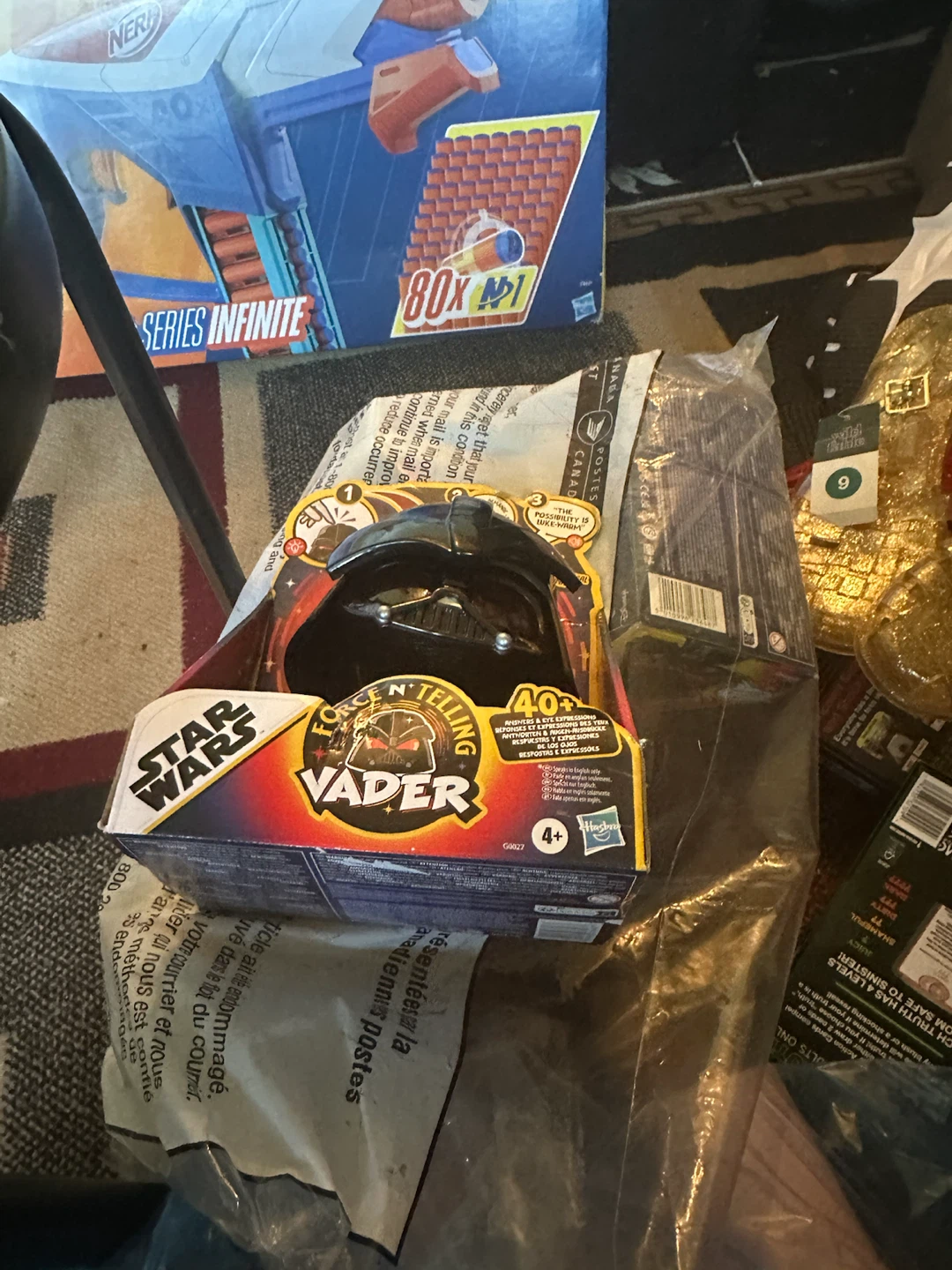 Star Wars Force N' Telling Vader Toy